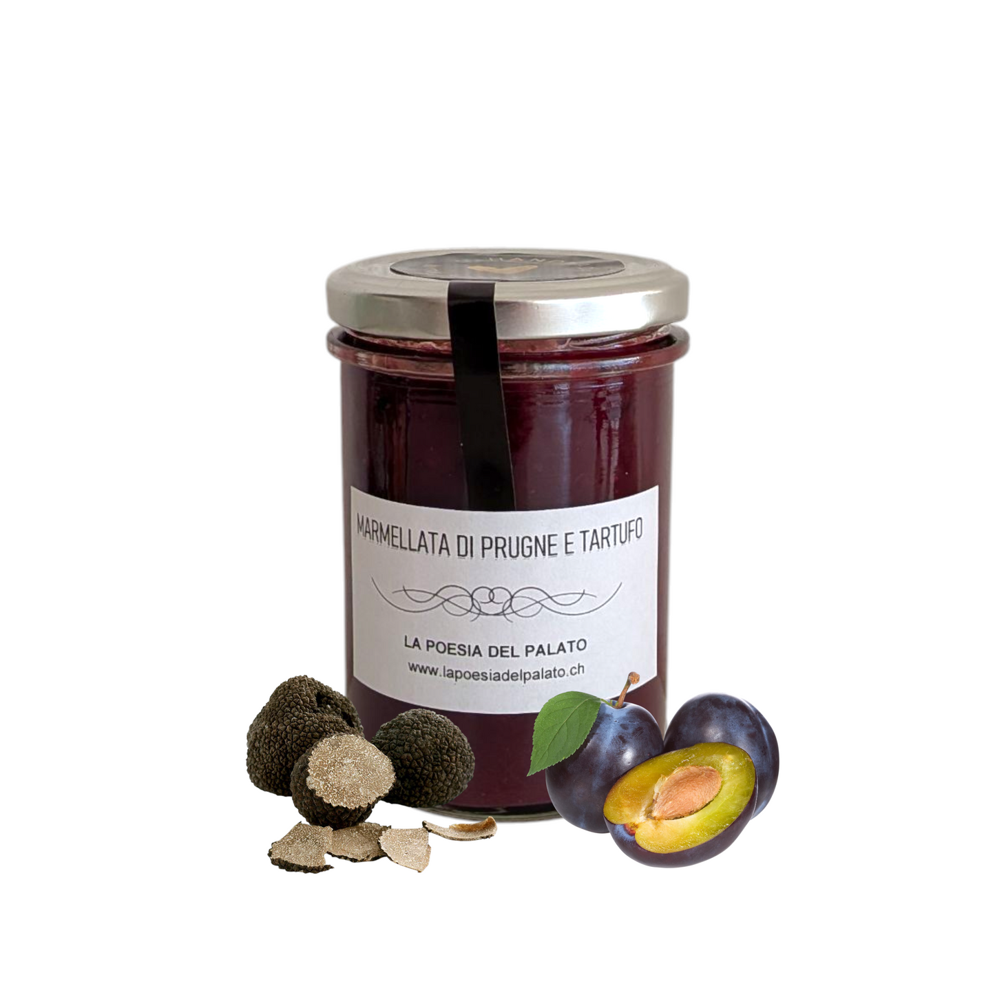 Marmellata di Prugne e Tartufo (Zwetschgenmarmelade mit Trüffelpilz)