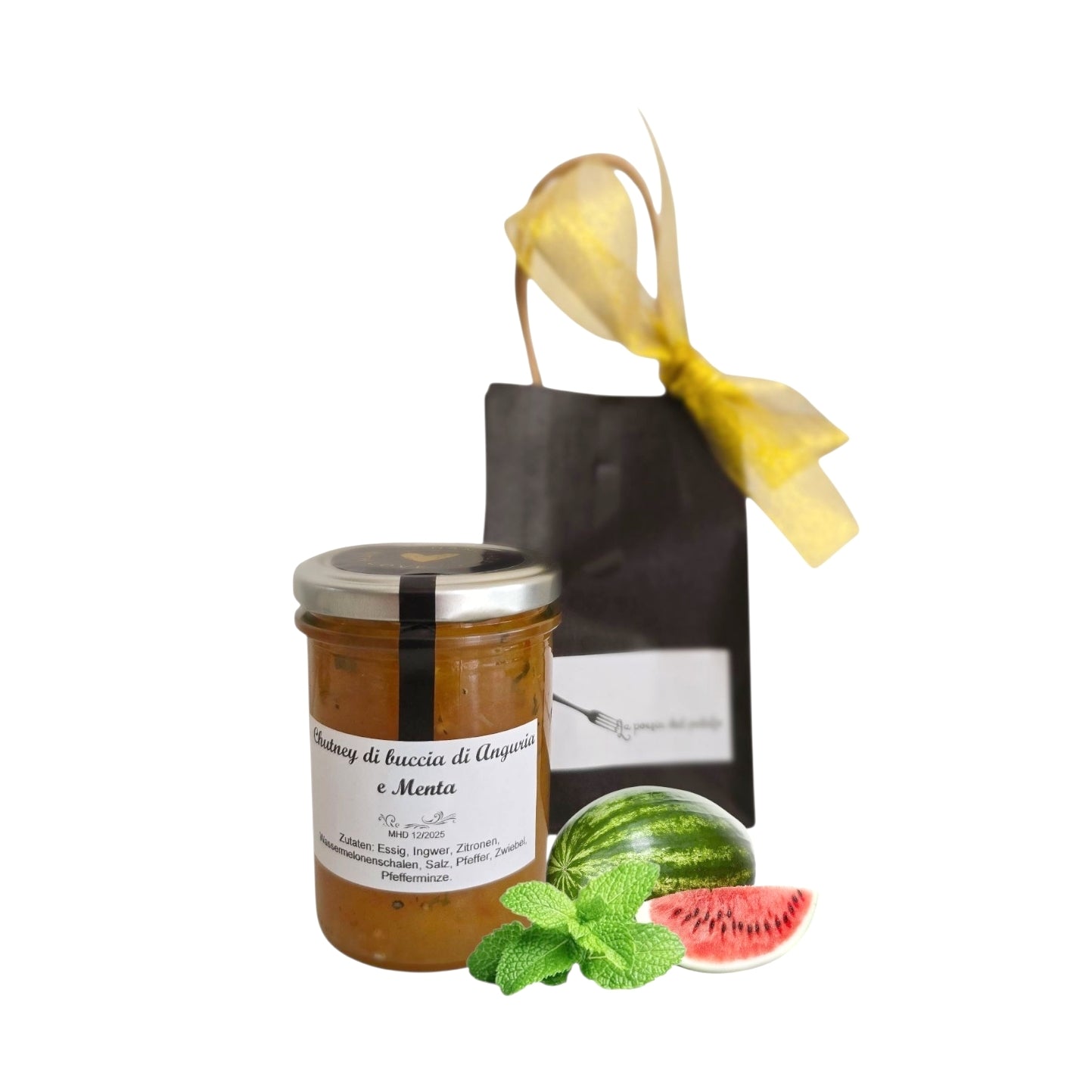 Chutney di buccia di Anguria e Menta - (Wassermelonenschale Chutney)